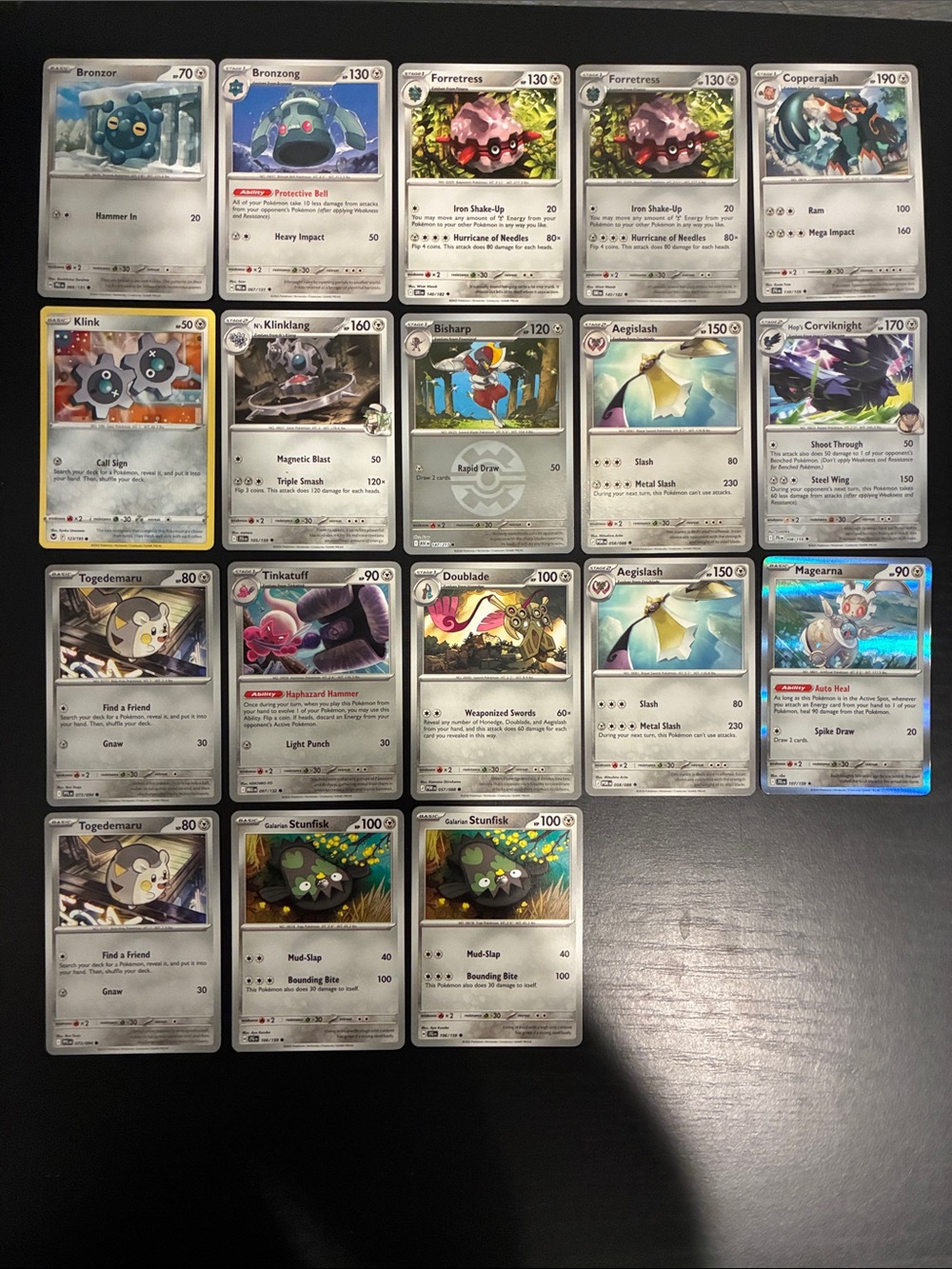 Pokémon Cards - Steel type bundle